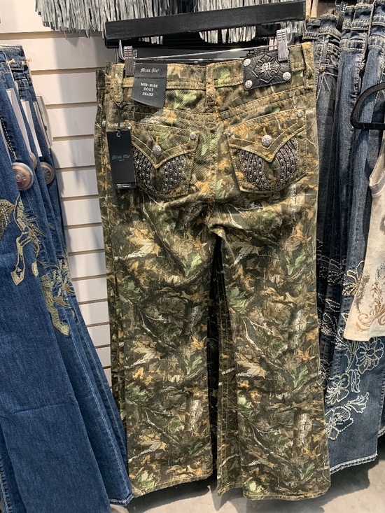 Miss Me Denim - NWT Miss Me camo bootcut with embellished wing on pocket